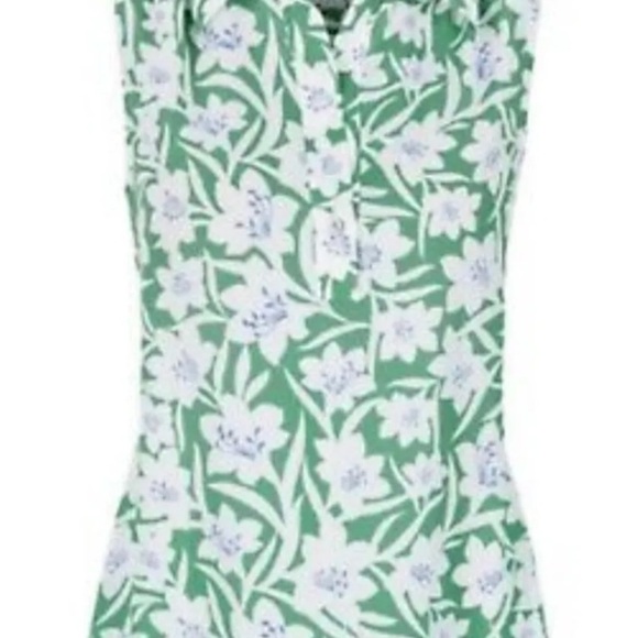 CAbi Green Floral Button-Up Blouse - Picture 13 of 13